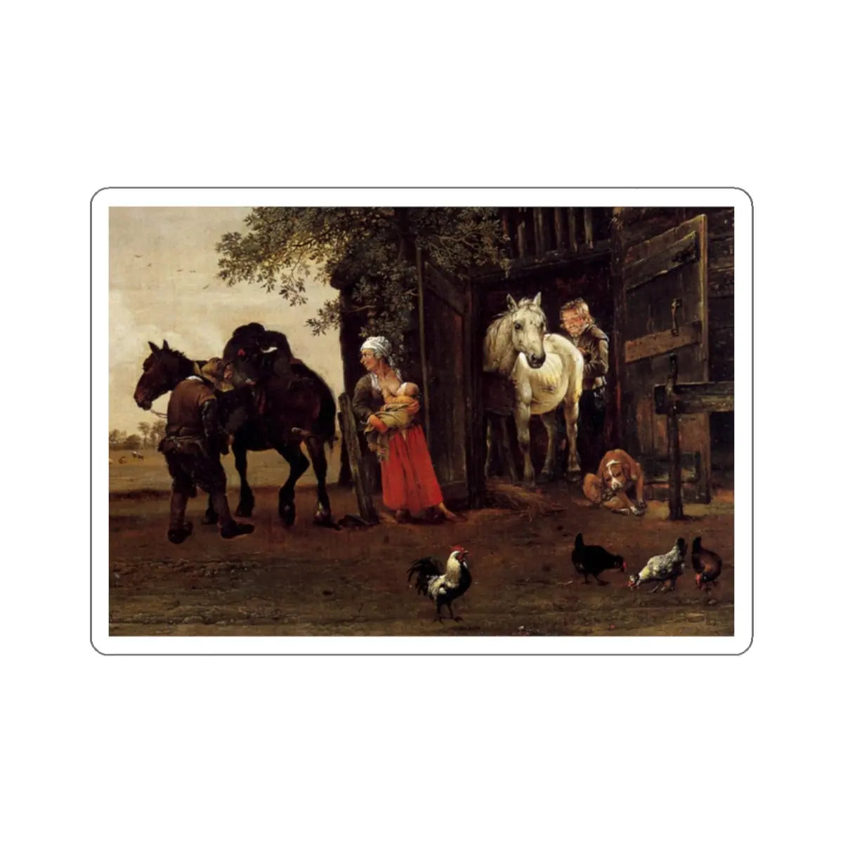 SKU:19688423939218587270 Sticker types:White Shape:Die-Cut Sizes:2" × 2"