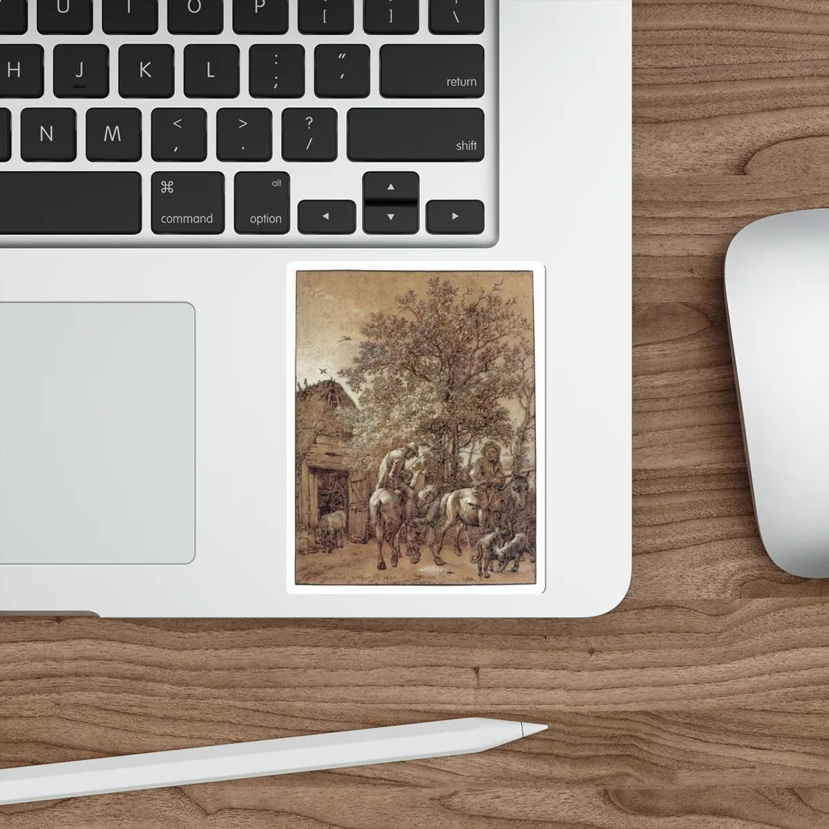 SKU:54674097220246459795 Sticker types:White Shape:Die-Cut Sizes:4" × 4"