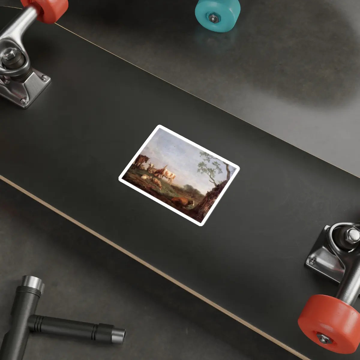 SKU:10348684053147471393 Sticker types:White Shape:Die-Cut Sizes:4" × 4"