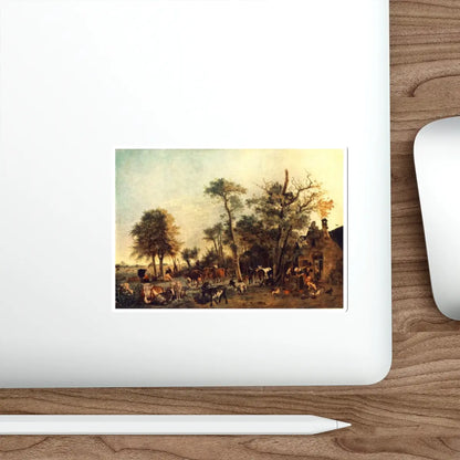 SKU:10739146163671067127 Sticker types:White Shape:Die-Cut Sizes:5" × 5"