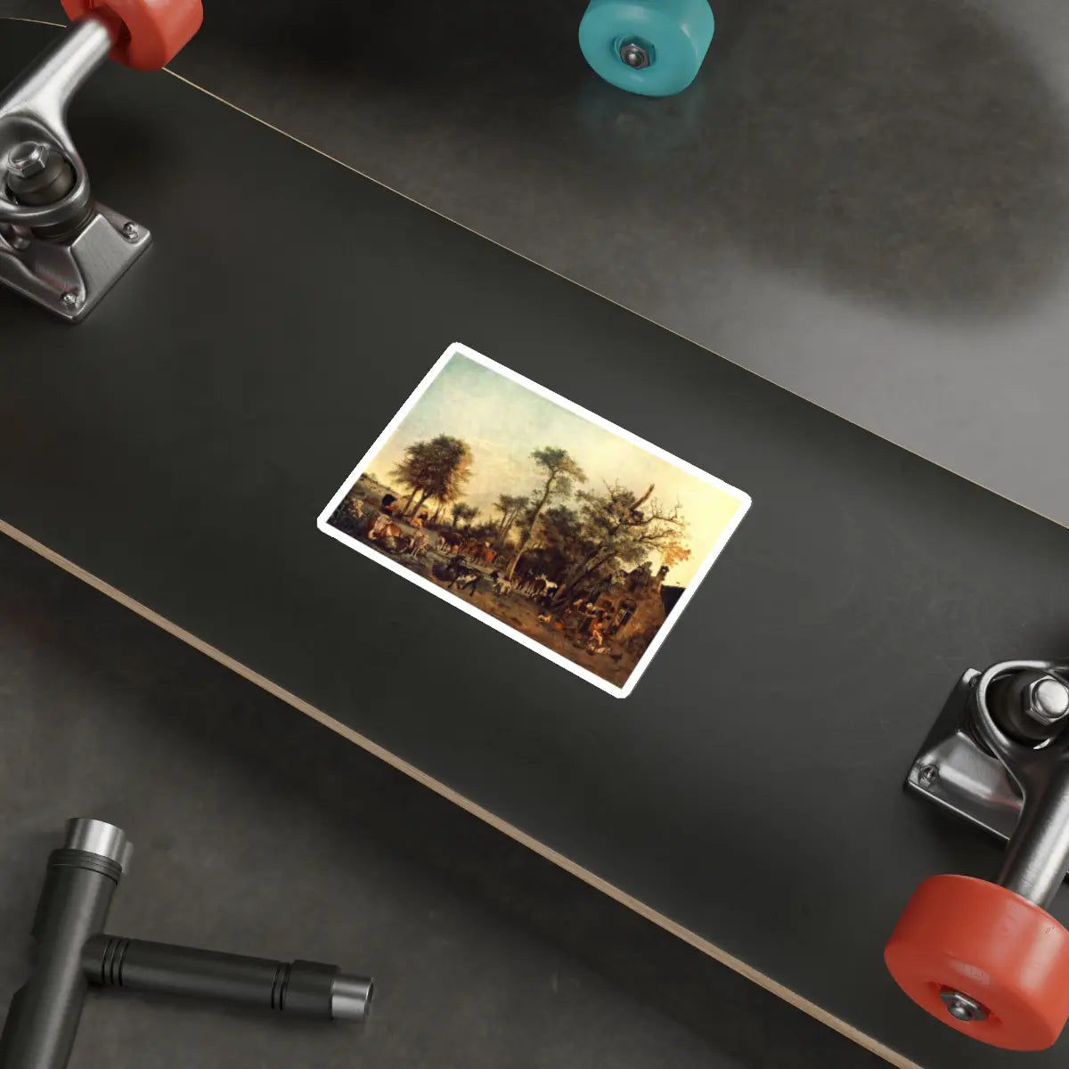 SKU:10739146163671067127 Sticker types:White Shape:Die-Cut Sizes:5" × 5"