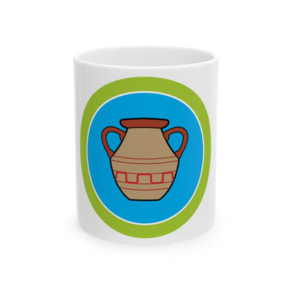 Pottery (Boy Scout Merit Badge) White Coffee Mug-11oz-The Sticker Space