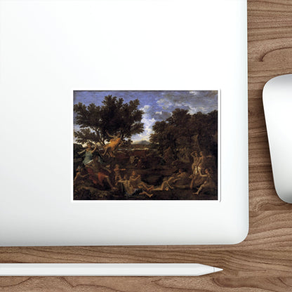 POUSSIN, Nicolas - Apollo and Daphne (Artwork) STICKER Vinyl Die-Cut Decal-The Sticker Space