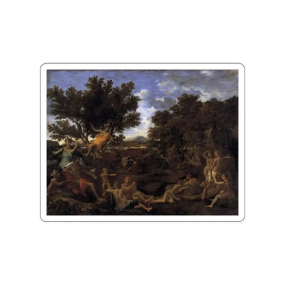 POUSSIN, Nicolas - Apollo and Daphne (Artwork) STICKER Vinyl Die-Cut Decal - The Sticker Space