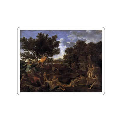 POUSSIN, Nicolas - Apollo and Daphne (Artwork) STICKER Vinyl Die-Cut Decal - The Sticker Space