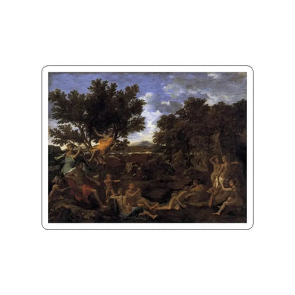POUSSIN, Nicolas - Apollo and Daphne (Artwork) STICKER Vinyl Die-Cut Decal - The Sticker Space