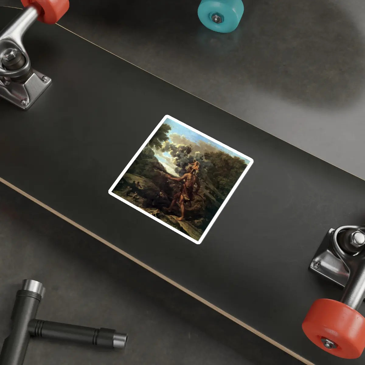 SKU:21752551748301208825 Sticker types:White Shape:Die-Cut Sizes:4" × 4"