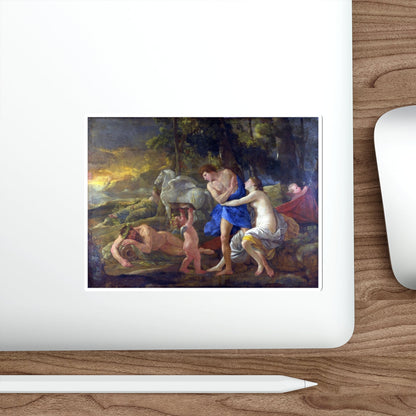 POUSSIN, Nicolas - Cephalus and Aurora (Artwork) STICKER Vinyl Die-Cut Decal-The Sticker Space