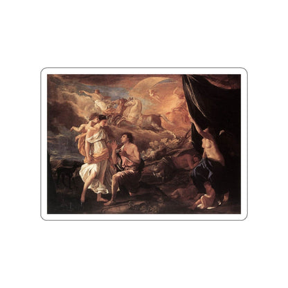 POUSSIN, Nicolas - Selene and Endymion (Artwork) STICKER Vinyl Die-Cut Decal-White-The Sticker Space