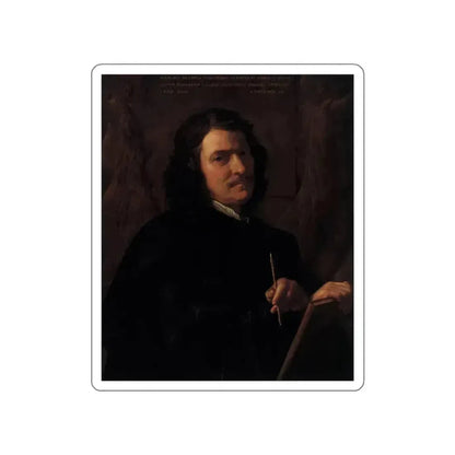 POUSSIN, Nicolas - Self-Portrait 2 (Artwork) STICKER Vinyl Die-Cut Decal White Die-Cut 4 Inch - The Sticker Space