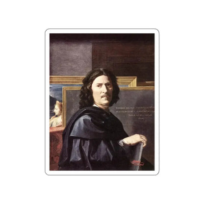 POUSSIN, Nicolas - Self-Portrait (Artwork) STICKER Vinyl Die-Cut Decal - The Sticker Space