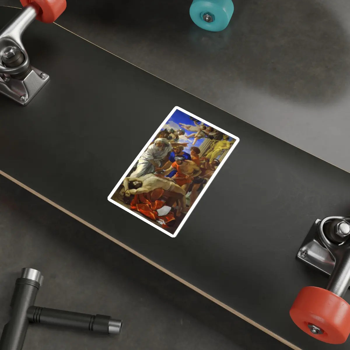 SKU:13325430566622368699 Sticker types:White Shape:Die-Cut Sizes:5" × 5"