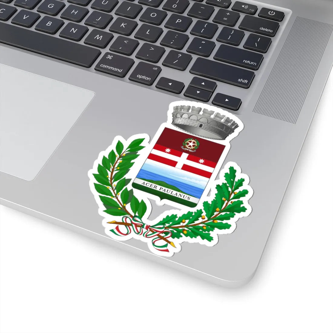 Povegliano-Stemma (Italy) (Coat of Arms) STICKER Vinyl Kiss-Cut Decal - The Sticker Space