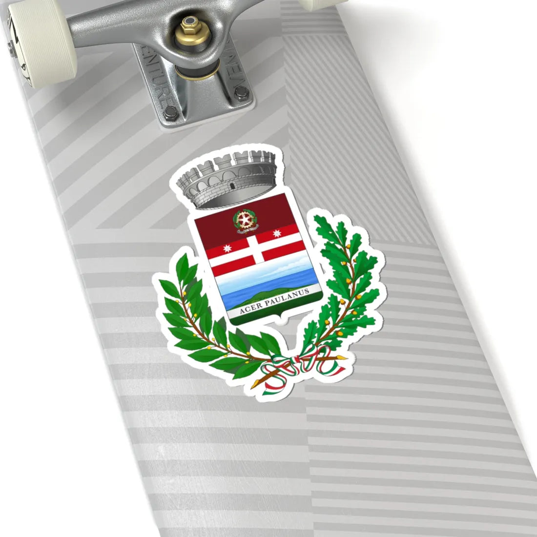 Povegliano-Stemma (Italy) (Coat of Arms) STICKER Vinyl Kiss-Cut Decal - The Sticker Space