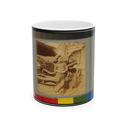 Powder Monkey On U.S.S. New Hampshire, Off Charleston, S.C. (U.S. Civil War) White Coffee Mug-11oz-The Sticker Space