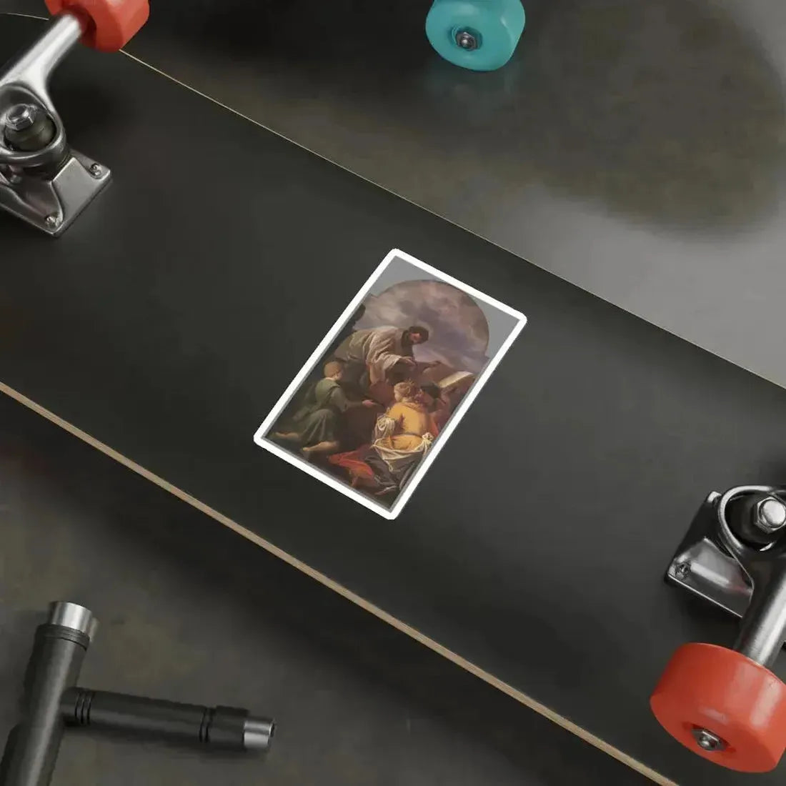 POZZO, Andrea - Saint Francis Xavier (Artwork) STICKER Vinyl Die-Cut Decal - The Sticker Space