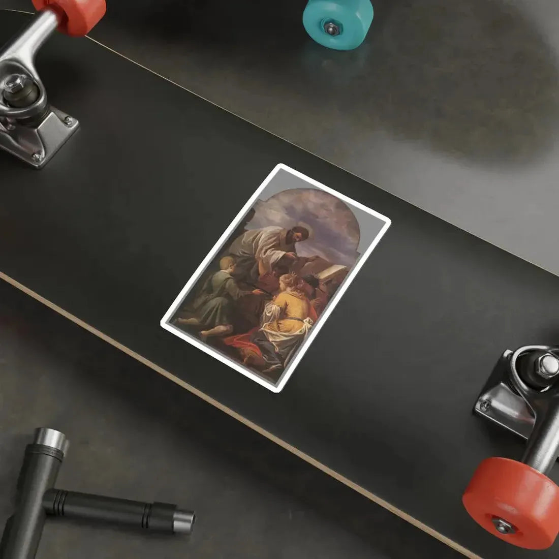 POZZO, Andrea - Saint Francis Xavier (Artwork) STICKER Vinyl Die-Cut Decal - The Sticker Space