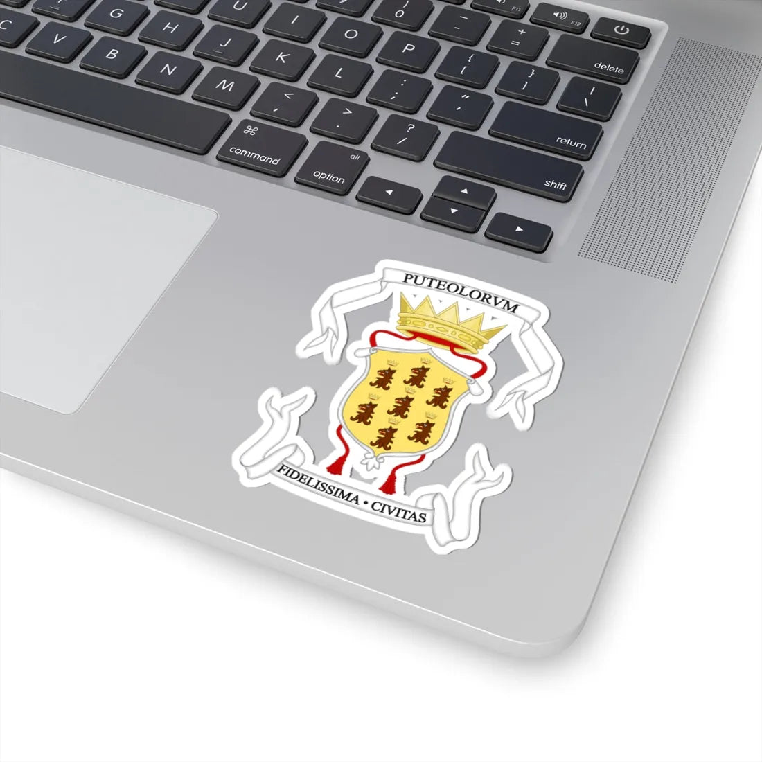 Pozzuoli-Stemma (Italy) (Coat of Arms) STICKER Vinyl Kiss-Cut Decal - The Sticker Space