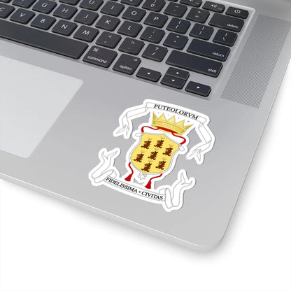 Pozzuoli-Stemma (Italy) (Coat of Arms) STICKER Vinyl Kiss-Cut Decal - The Sticker Space