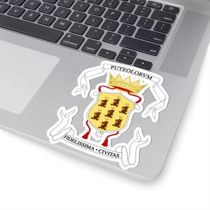 Pozzuoli-Stemma (Italy) (Coat of Arms) STICKER Vinyl Kiss-Cut Decal - The Sticker Space