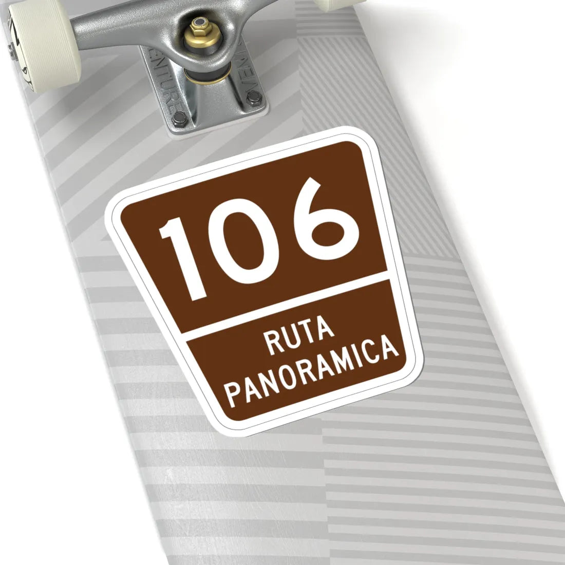 PR old scenic route 106 (Puerto Rico) (Road Sign) STICKER Vinyl Kiss-Cut Decal - The Sticker Space