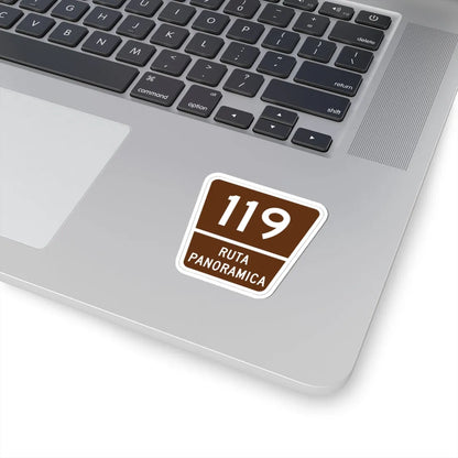 PR old scenic route 119 (Puerto Rico) (Road Sign) STICKER Vinyl Kiss-Cut Decal - The Sticker Space