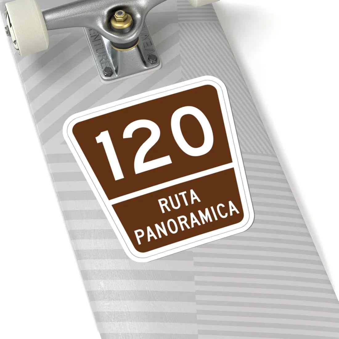 PR old scenic route 120 (Puerto Rico) (Road Sign) STICKER Vinyl Kiss-Cut Decal - The Sticker Space