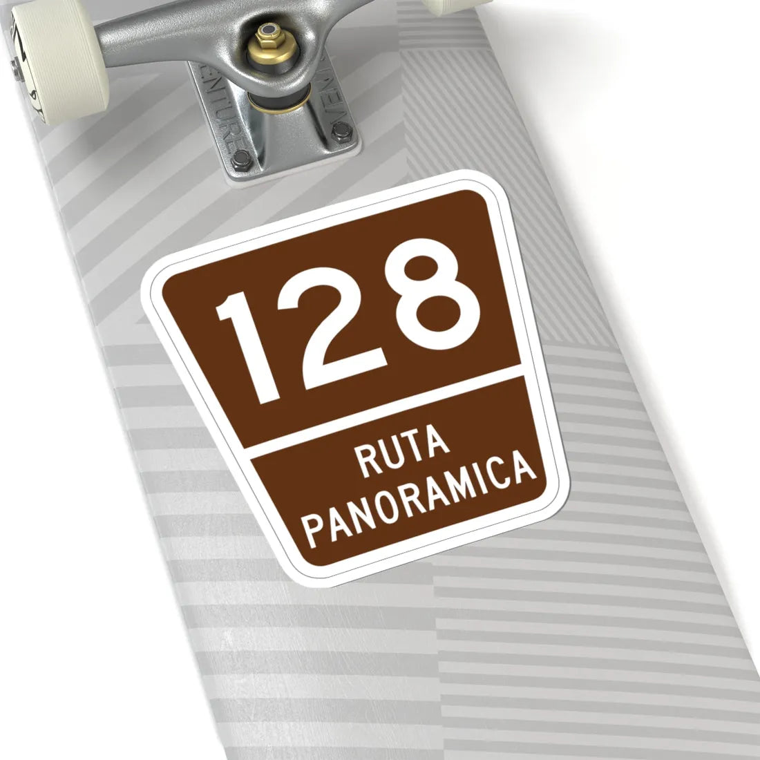 PR old scenic route 128 (Puerto Rico) (Road Sign) STICKER Vinyl Kiss-Cut Decal - The Sticker Space