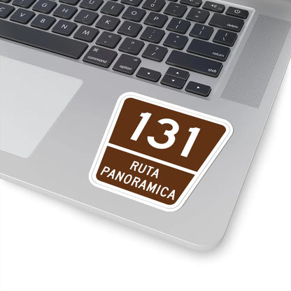 PR old scenic route 131 (Puerto Rico) (Road Sign) STICKER Vinyl Kiss-Cut Decal - The Sticker Space