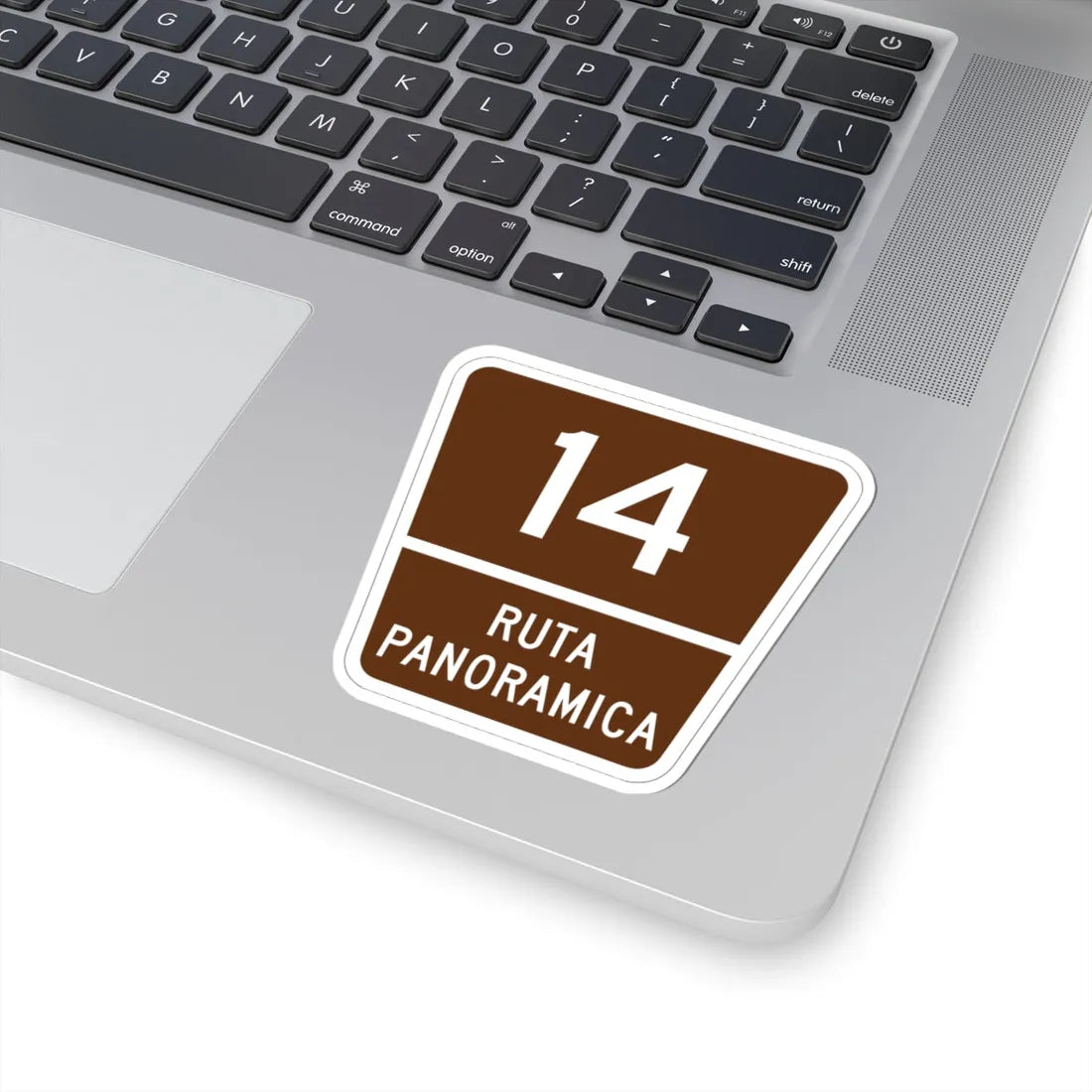 PR old scenic route 14 (Puerto Rico) (Road Sign) STICKER Vinyl Kiss-Cut Decal - The Sticker Space