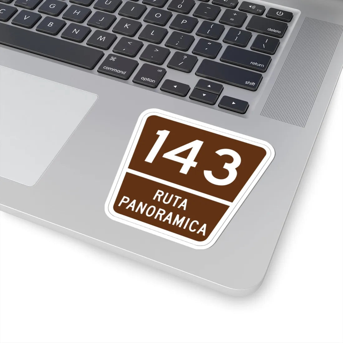 PR old scenic route 143 (Puerto Rico) (Road Sign) STICKER Vinyl Kiss-Cut Decal - The Sticker Space