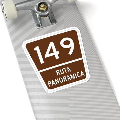 PR old scenic route 149 (Puerto Rico) (Road Sign) STICKER Vinyl Kiss-Cut Decal - The Sticker Space