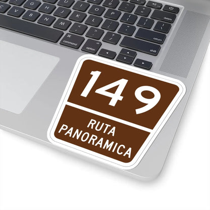 PR old scenic route 149 (Puerto Rico) (Road Sign) STICKER Vinyl Kiss-Cut Decal - The Sticker Space