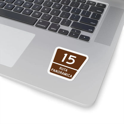 PR old scenic route 15 (Puerto Rico) (Road Sign) STICKER Vinyl Kiss-Cut Decal - The Sticker Space