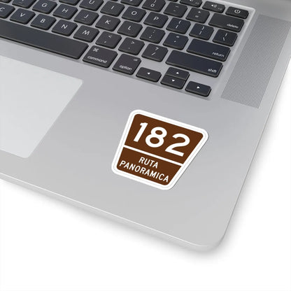 PR old scenic route 182 (Puerto Rico) (Road Sign) STICKER Vinyl Kiss-Cut Decal - The Sticker Space