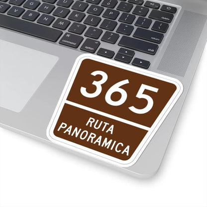 PR old scenic route 365 (Puerto Rico) (Road Sign) STICKER Vinyl Kiss-Cut Decal - The Sticker Space