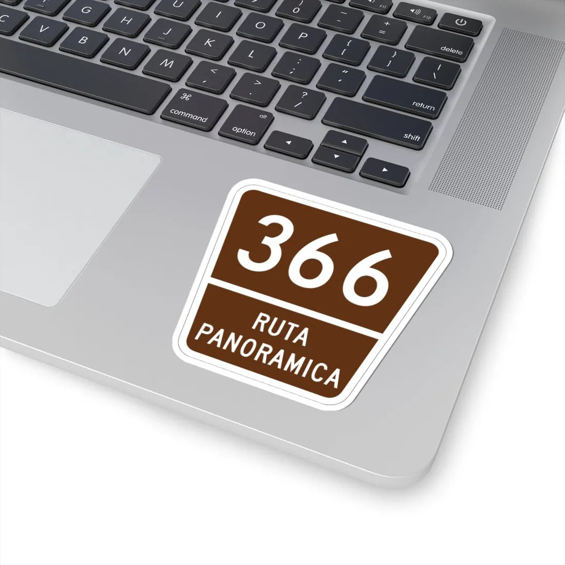 PR old scenic route 366 (Puerto Rico) (Road Sign) STICKER Vinyl Kiss-Cut Decal - The Sticker Space
