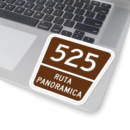 PR old scenic route 525 (Puerto Rico) (Road Sign) STICKER Vinyl Kiss-Cut Decal - The Sticker Space