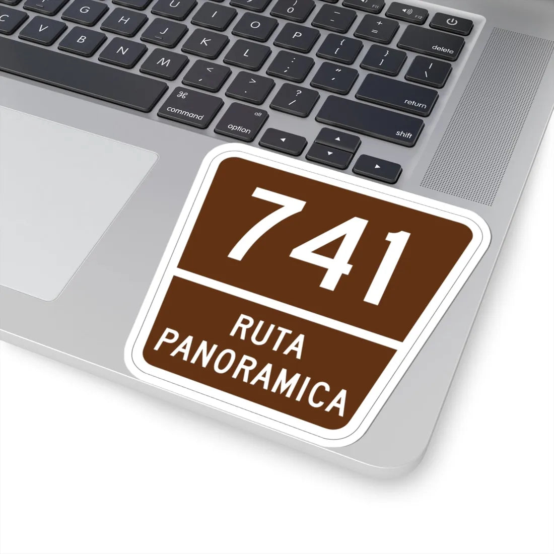 PR old scenic route 741 (Puerto Rico) (Road Sign) STICKER Vinyl Kiss-Cut Decal - The Sticker Space