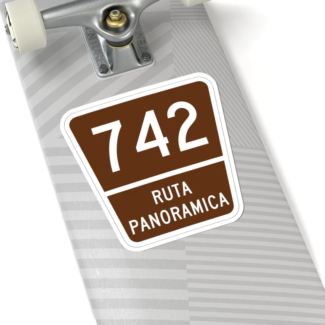 PR old scenic route 742 (Puerto Rico) (Road Sign) STICKER Vinyl Kiss-Cut Decal - The Sticker Space