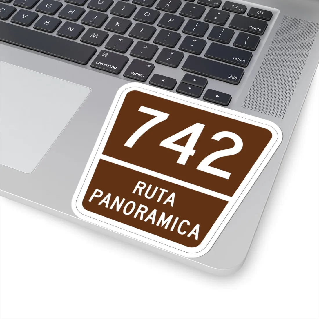 PR old scenic route 742 (Puerto Rico) (Road Sign) STICKER Vinyl Kiss-Cut Decal - The Sticker Space