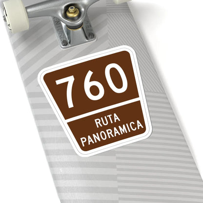 PR old scenic route 760 (Puerto Rico) (Road Sign) STICKER Vinyl Kiss-Cut Decal - The Sticker Space
