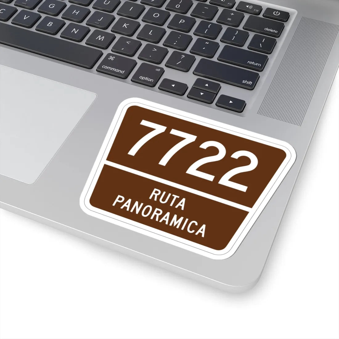 PR old scenic route 7722 (Puerto Rico) (Road Sign) STICKER Vinyl Kiss-Cut Decal - The Sticker Space