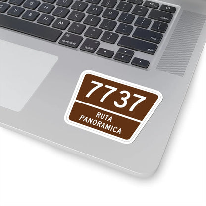 PR old scenic route 7737 (Puerto Rico) (Road Sign) STICKER Vinyl Kiss-Cut Decal - The Sticker Space