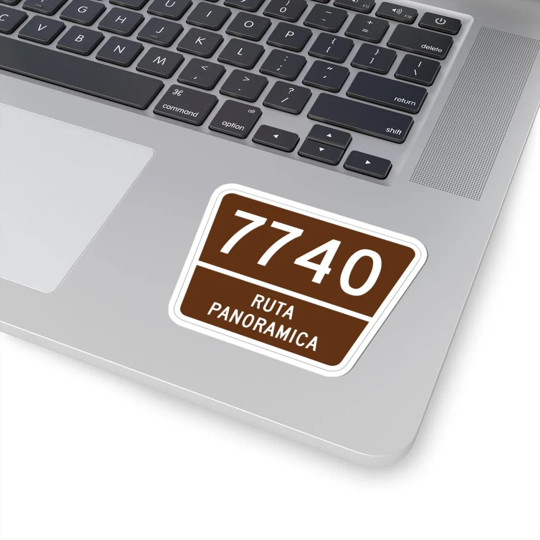 PR old scenic route 7740 (Puerto Rico) (Road Sign) STICKER Vinyl Kiss-Cut Decal - The Sticker Space