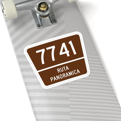 PR old scenic route 7741 (Puerto Rico) (Road Sign) STICKER Vinyl Kiss-Cut Decal - The Sticker Space