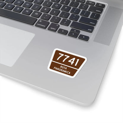 PR old scenic route 7741 (Puerto Rico) (Road Sign) STICKER Vinyl Kiss-Cut Decal - The Sticker Space
