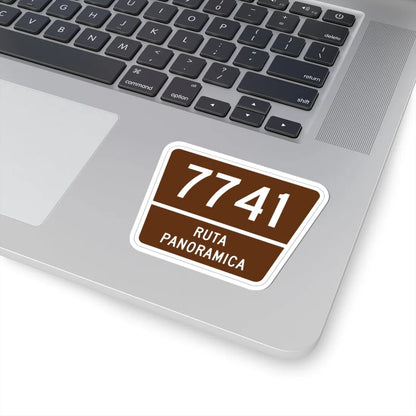 PR old scenic route 7741 (Puerto Rico) (Road Sign) STICKER Vinyl Kiss-Cut Decal - The Sticker Space