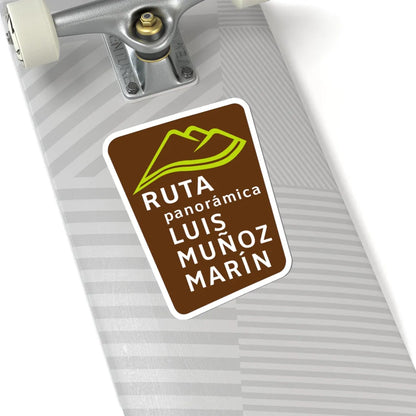 PR scenic route (Puerto Rico) (Road Sign) STICKER Vinyl Kiss-Cut Decal - The Sticker Space