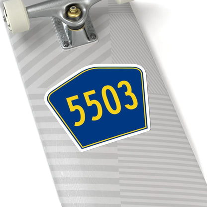 PR secondary 5503 (Puerto Rico) (Road Sign) STICKER Vinyl Kiss-Cut Decal - The Sticker Space